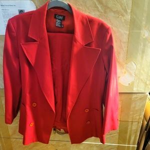 Red suit